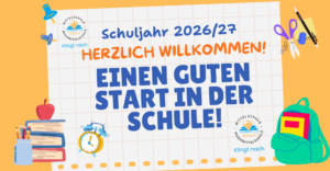 Herzlich Willkommen im neuen Schuljahr